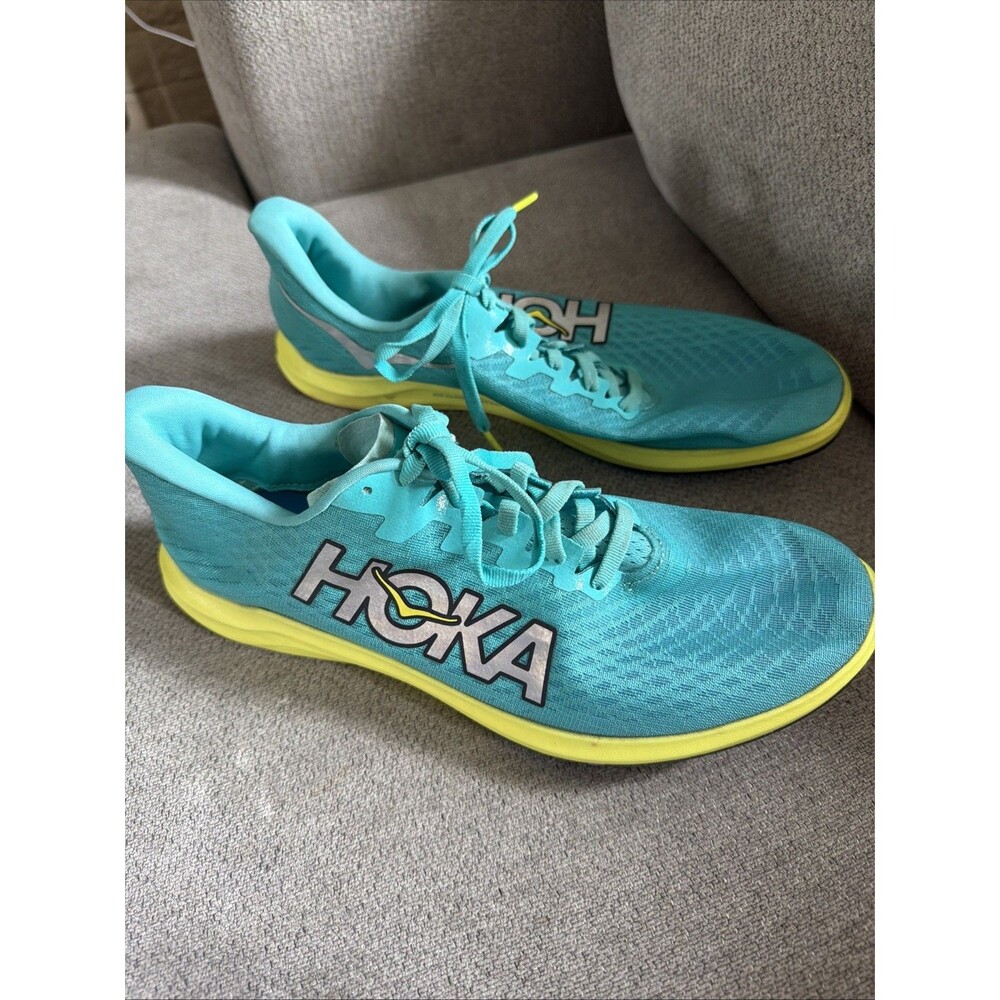 HOKA Cielo X MD Running Shoes Spikes US Men’s 9.5 US / Teal Unisex - Picture 3 of 7